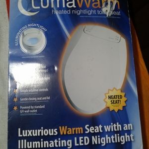 Heated toilet seat w/ light